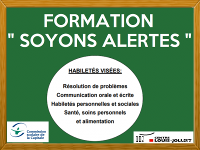 FORMATION "SOYONS ALERTES"